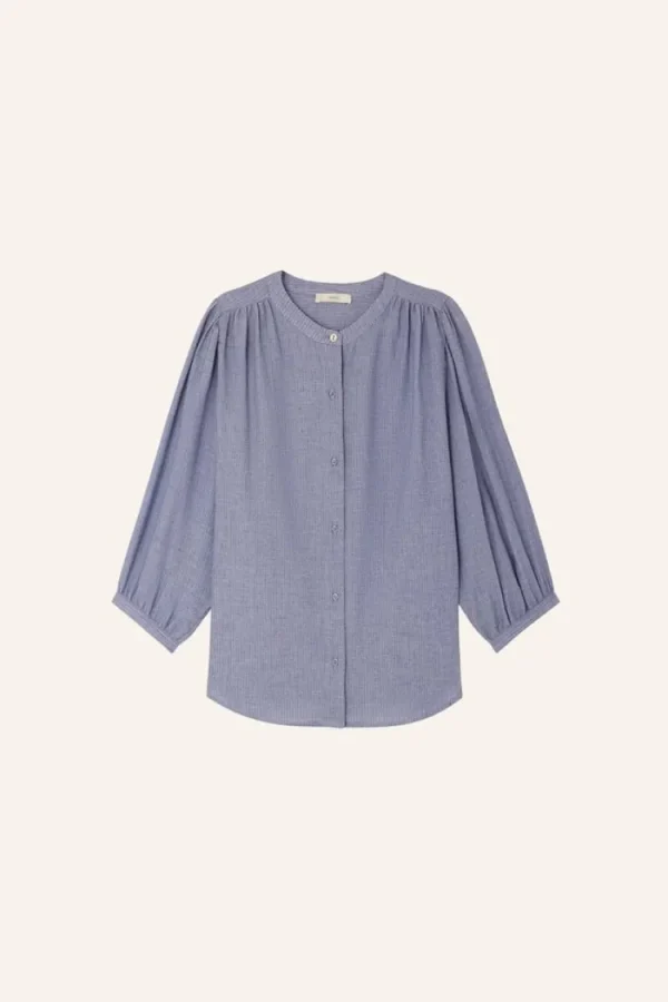 Sessun A View Blouse Chambray+Blue Fashion