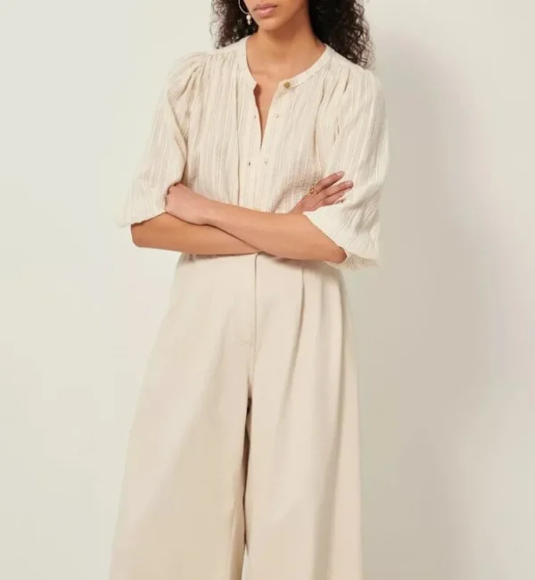 Sessun A View Blouse Sandcream Fashion