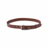 Rabens saloner Adelka Leather Belt Dark+Brown Online