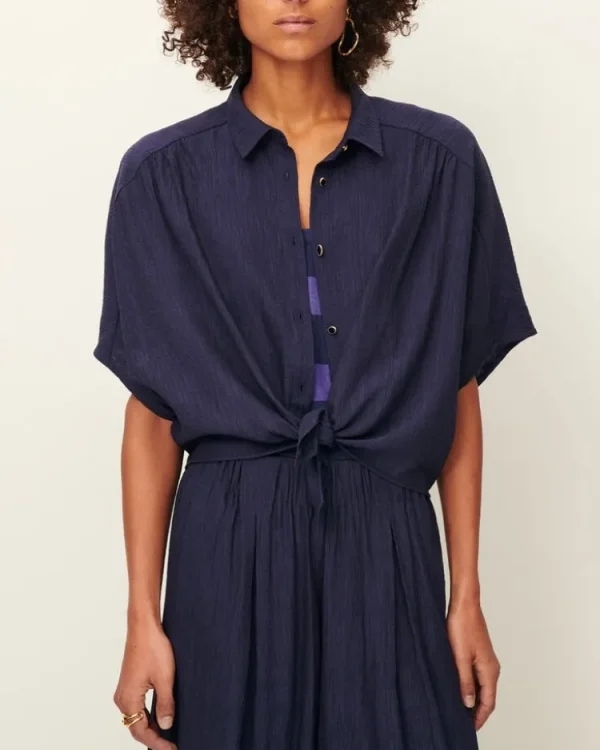 Sessun Alfassa Blouse Blue+de+Chine Discount