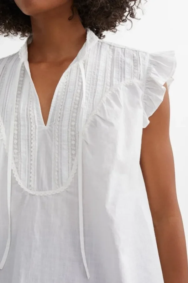 Skall Studio Aurora Top Optic+White Sale