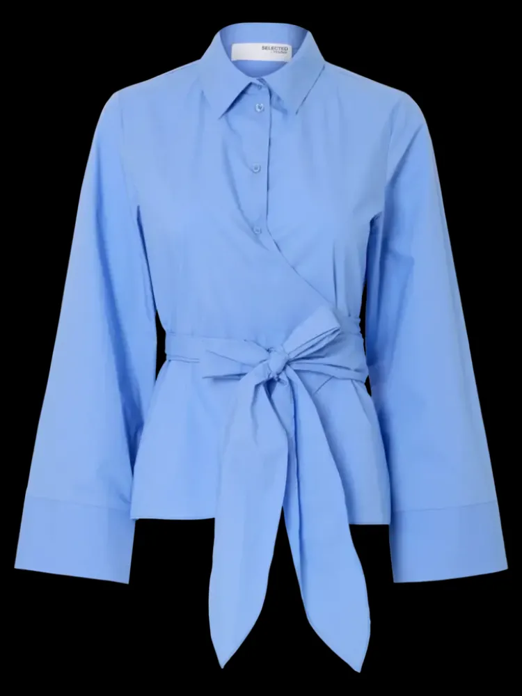 aviana_top_1.webp Selected Femme Aviana Top Cornflower+Blue Sale