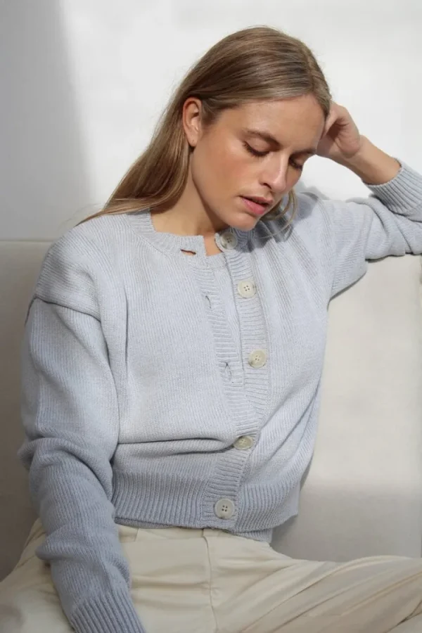 Gris Barthou Cardigan Grey+Melange Clearance