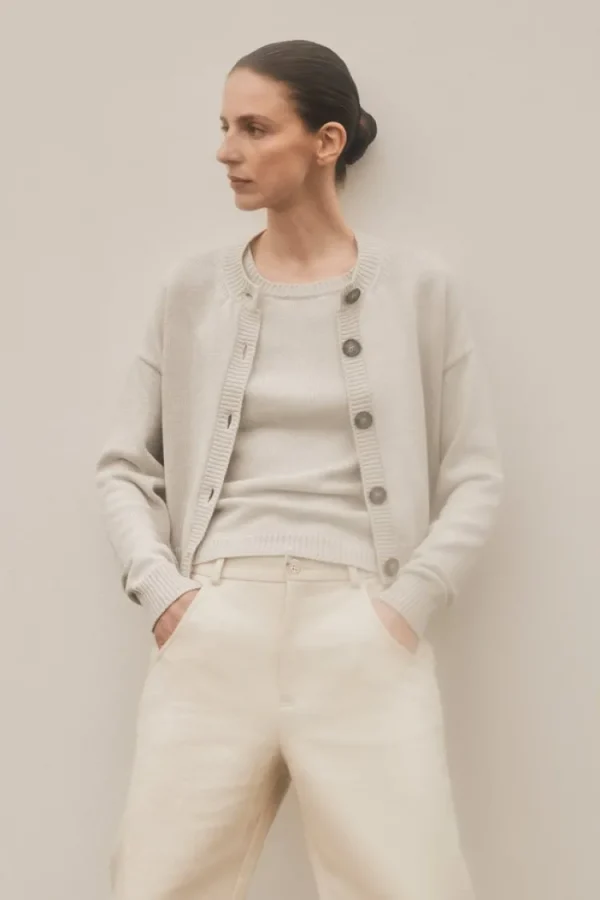 Gris Barthou Cardigan Beige+Melange Outlet