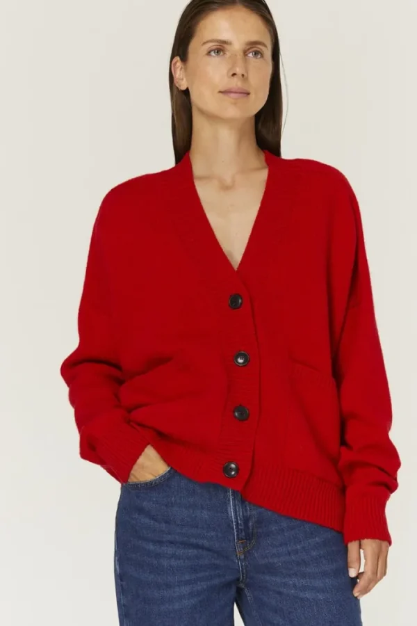 Gris Beaudelaire Cardigan Red Online