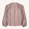 By Bar Becky Blouse Multi+Stripe Hot