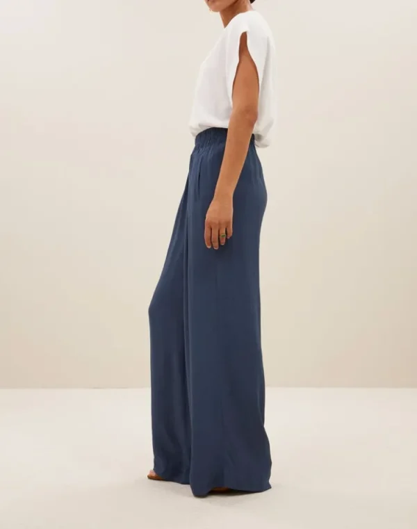 By Bar Benji Pants Opal+Blue Discount