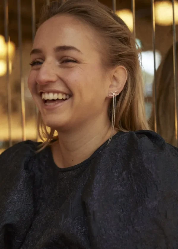 Martine Viergever Bow-Wow Long Pair Silver Clearance