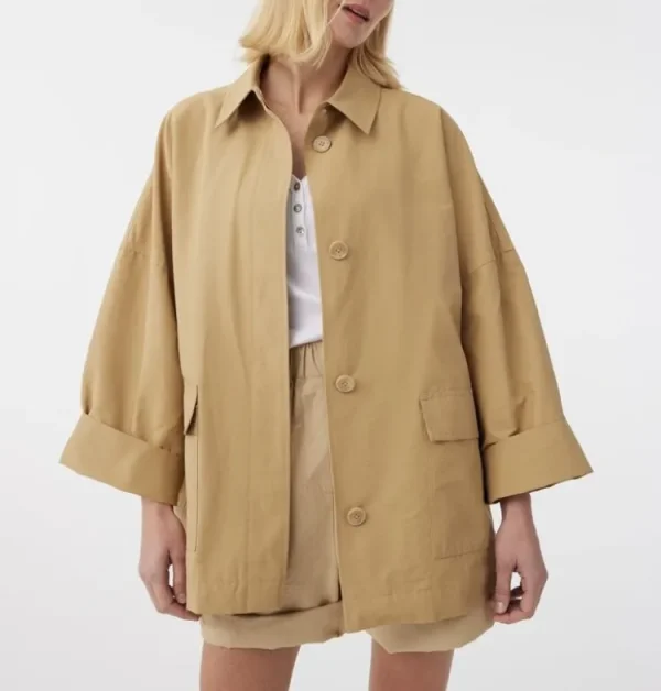 Knit-ted Carry Coat Camel New