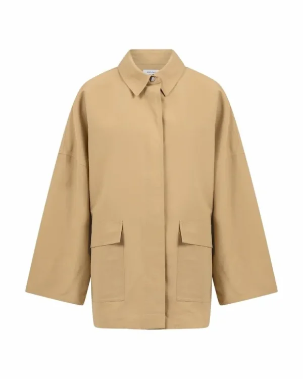 Knit-ted Carry Coat Camel New