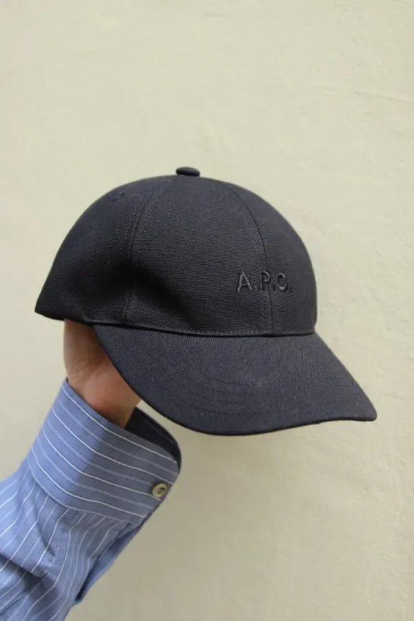 A.P.C. Charlie Casquette Noir Discount