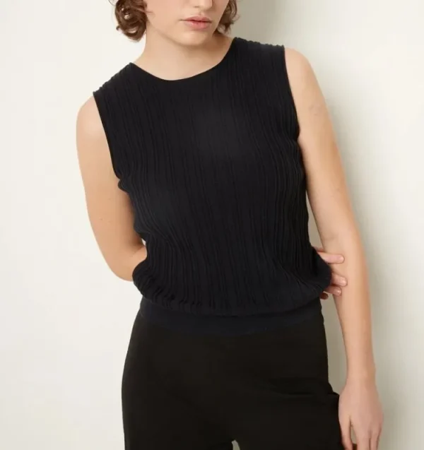 Rue Blanche Colline Top Navy Fashion