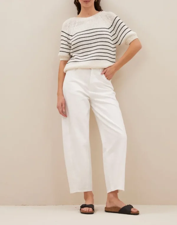 By Bar Cruz Pullover Navy+Stripe New