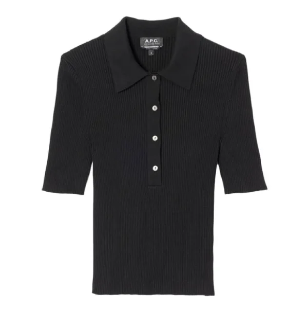 A.P.C. Danae Polo Noir Sale