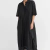 Skall Studio Dot Shirtdress Black Fashion