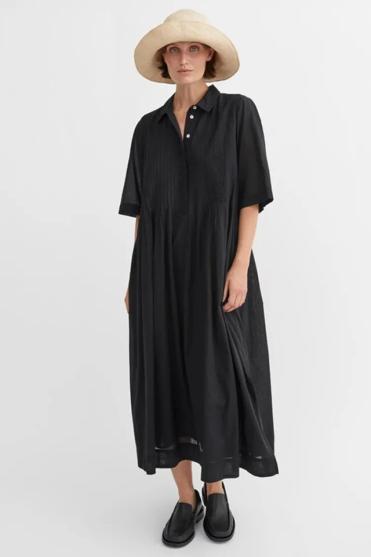 dot_shirtdress_0.webp Skall Studio Dot Shirtdress Black Fashion