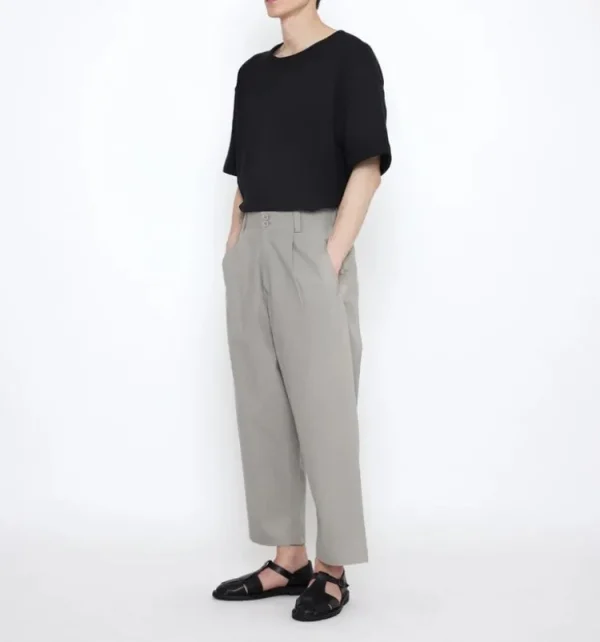 7115 Elastic Dropped Crotch Trouser Gray Hot