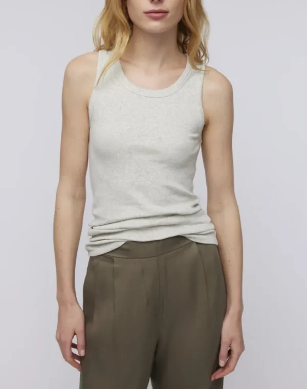 Knit-ted Ella Top Light+Grey Outlet