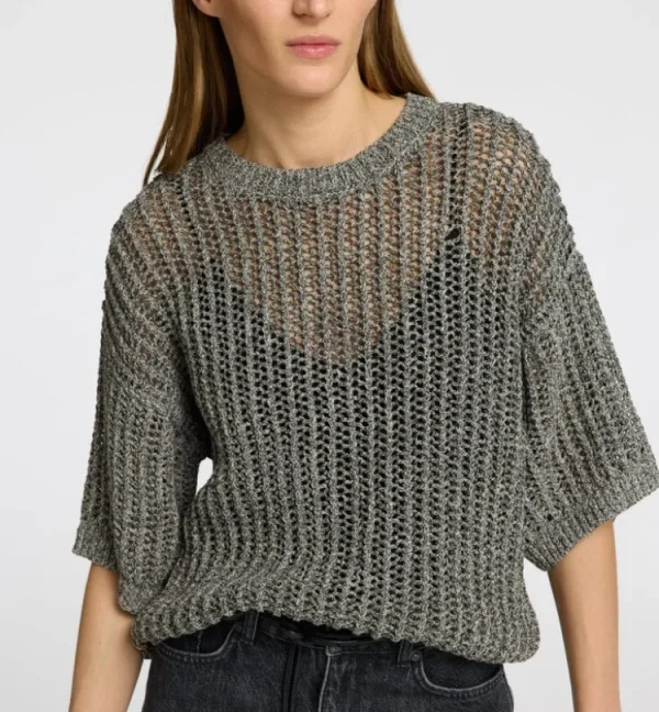 Selected Femme Ellen Pullover Birch+Black Hot