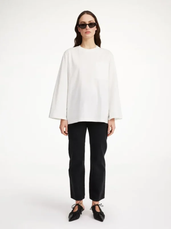 By Malene Birger Fayeh TS T-Shirt Soft+White Sale