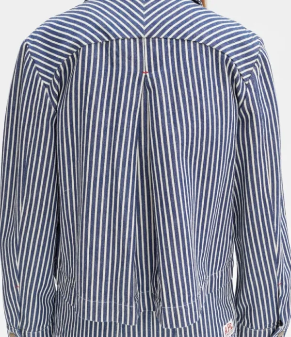 A.P.C. Frida Jacket Bleu+Blanc Fashion