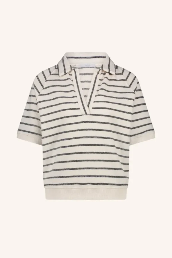 By Bar Harper Top Black+Breton+Stripe Clearance