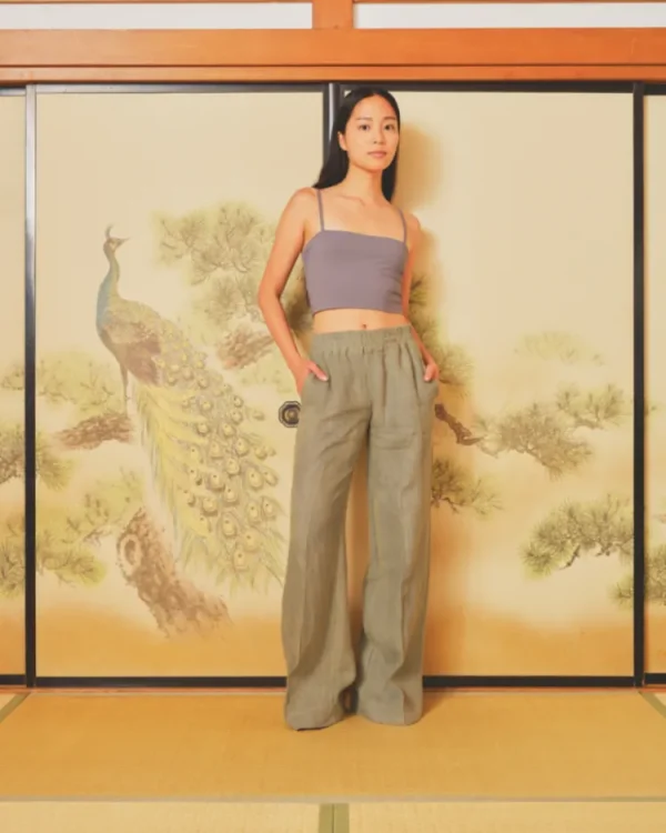 Sea Me Happy Honey Pants Khaki+Green Clearance