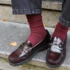 Sebago Joe Lug Loafer Brown+Burgandy Outlet
