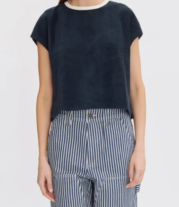 A.P.C. Kelly Top Dark+Navy Best