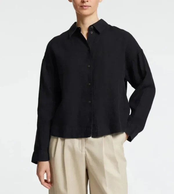Selected Femme Linnie Shirt Black Hot
