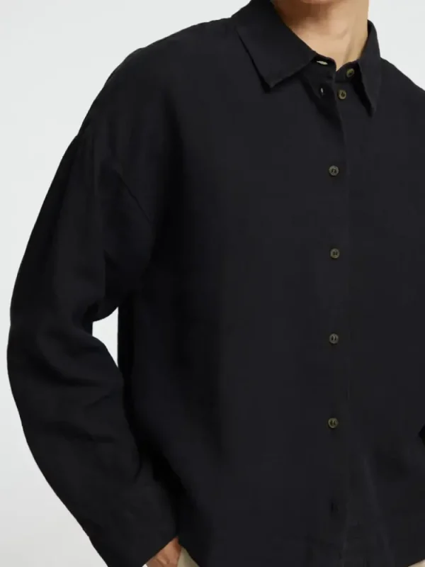 Selected Femme Linnie Shirt Black Hot