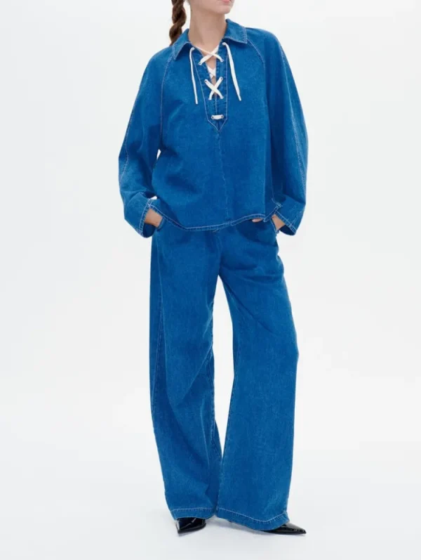 Baum und Pferdgarten Madia Blouse Dark+Sailor+Blue Outlet