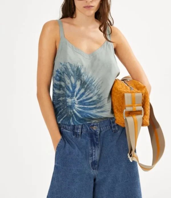 Rabens saloner Maisa Cartwheel Top Ocean+Combo Fashion