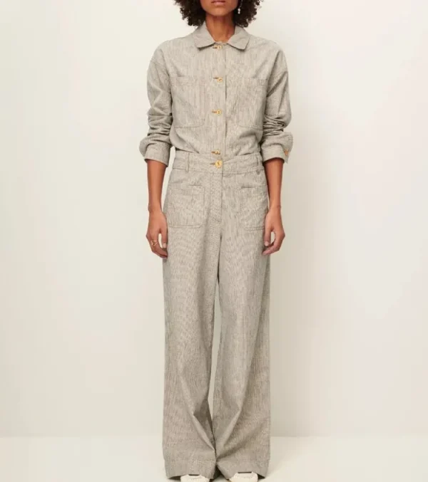 Sessun Manhatti Pants Whiblack Fashion