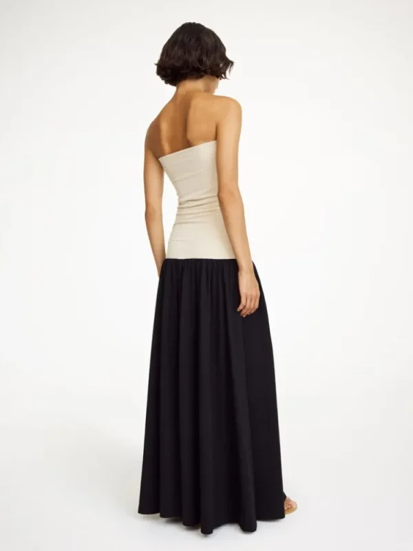 By Malene Birger Marciella Dress Black+Oyster+Gray Best