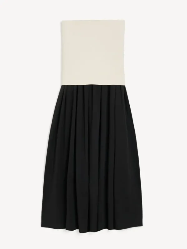 By Malene Birger Marciella Dress Black+Oyster+Gray Best