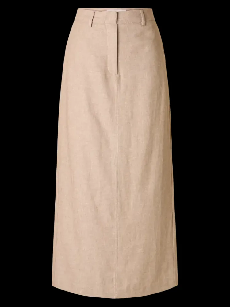 margo_rita_skirt_0.webp Selected Femme Margo Rita Skirt Sepia+Tint Outlet