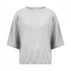 Knit-ted Merle T-Shirt Light+Grey Fashion