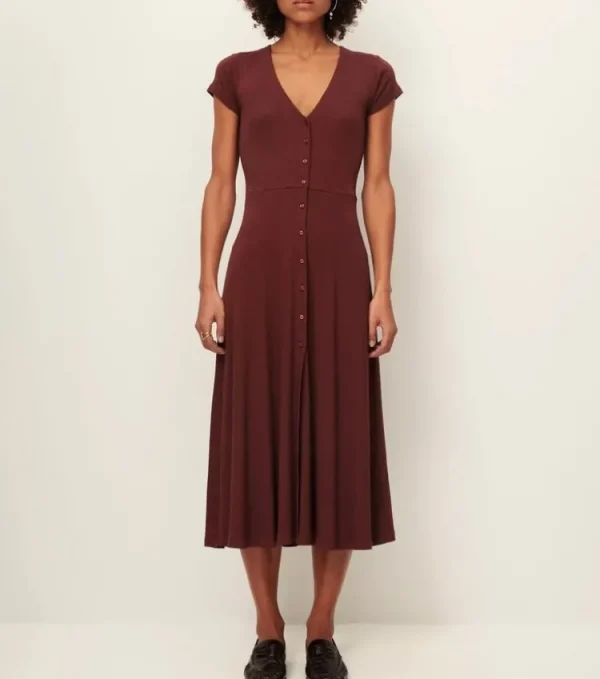 Sessun Nea Dress Burgundy Discount