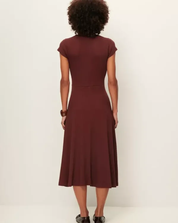 Sessun Nea Dress Burgundy Discount