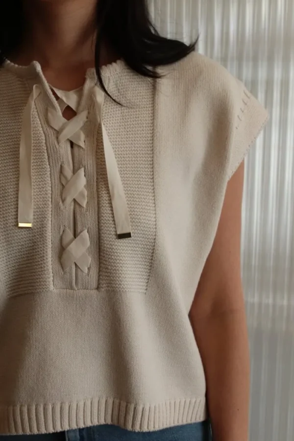 Sessun Odyssee Sweater Fleur+de+Sel Clearance