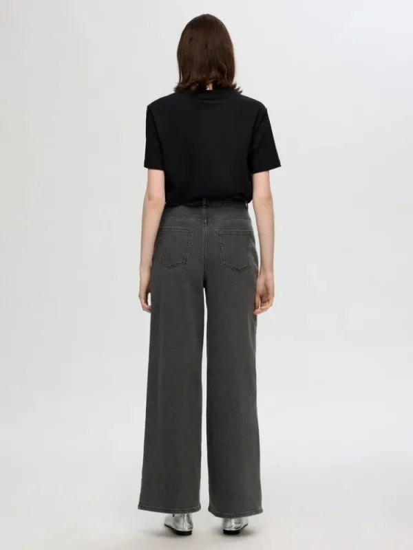 Selected Femme Olivia Jeans Grey+Denim Fashion