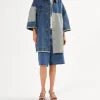 Rabens saloner Oya Kimono Jacket Washed+Indigo Online