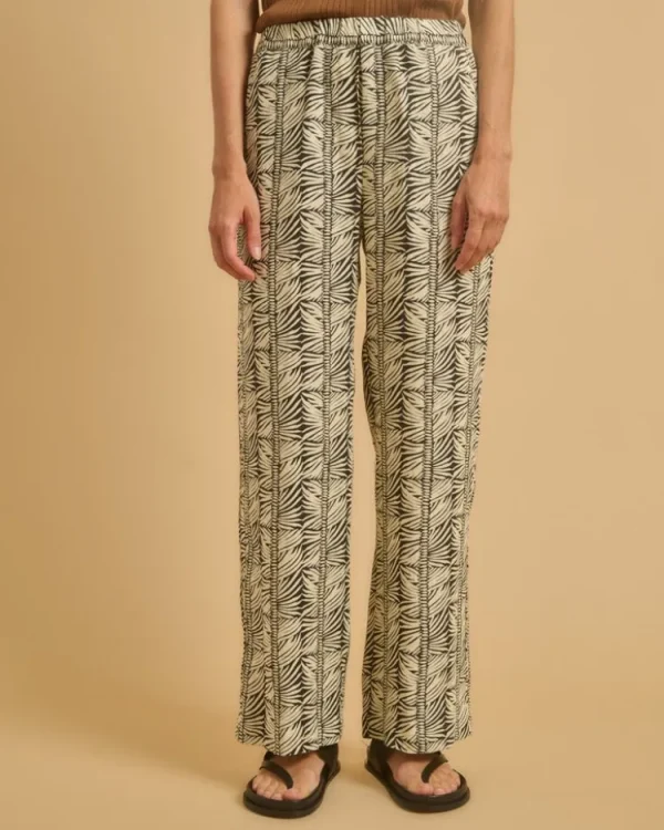 Diega Pantero Pantalon Ecru+Noir Best