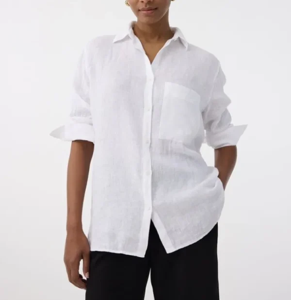 Knit-ted Pepper Blouse White Hot