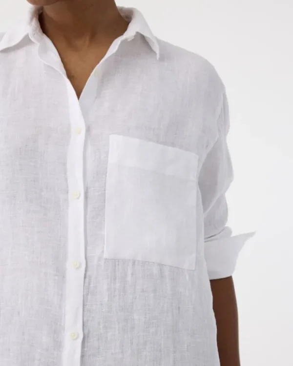 Knit-ted Pepper Blouse White Hot