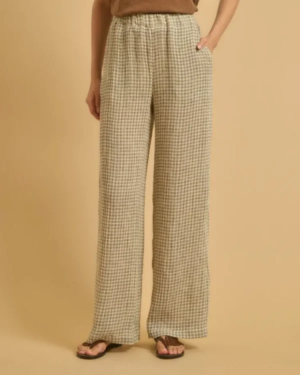 Diega Portorico Pantalon Ecru+Choco+Noir Online