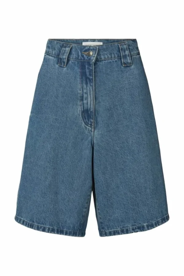 Rabens saloner Raha Denim Short Washed+Indigo New