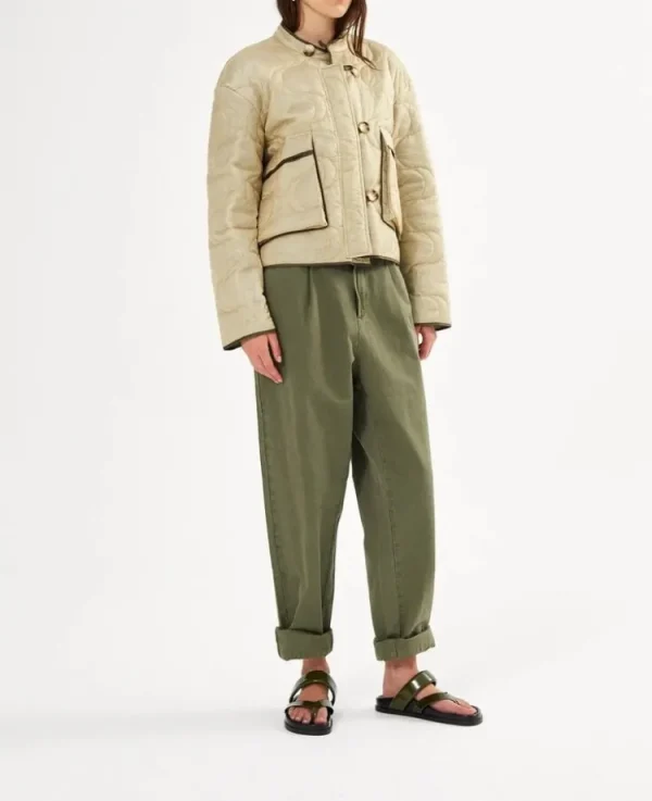 Rabens saloner Raina Pants Deep+Green New