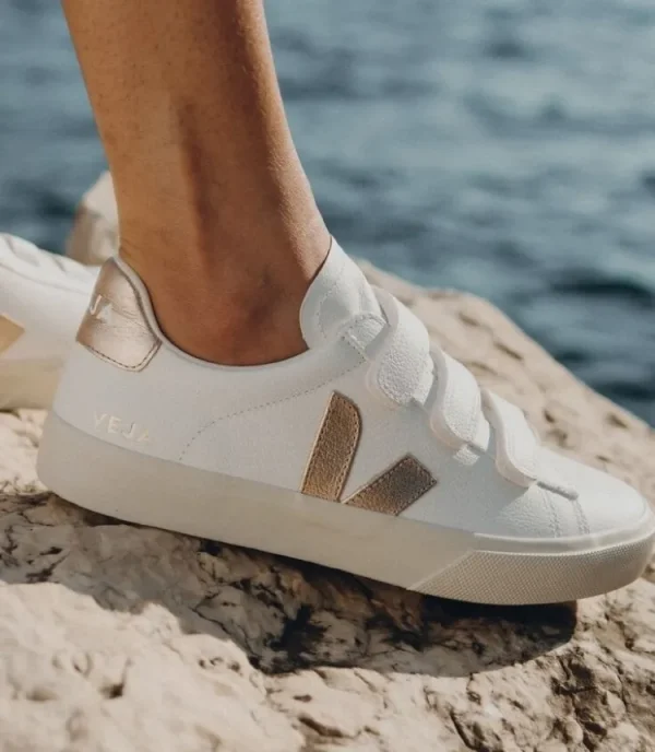 Veja Recife Sneaker White+Platine Discount